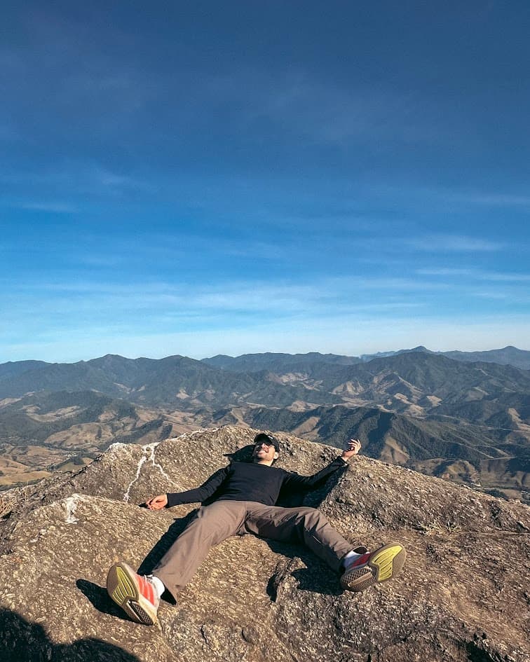Miguel at the mountain